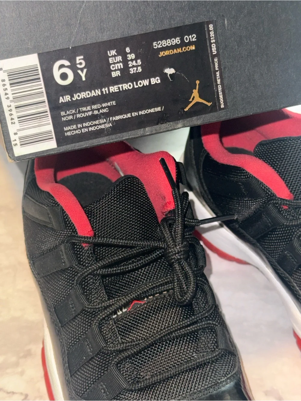 Air Jordan 11 Retro Low 'Bred'